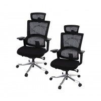 Комплект кресел АКЛАС Кантос 2 шт Черный (Черный/Черный)